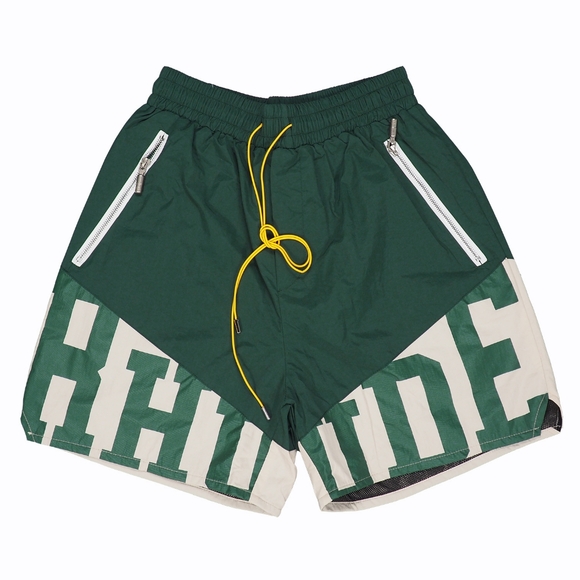 Rhude green shorts